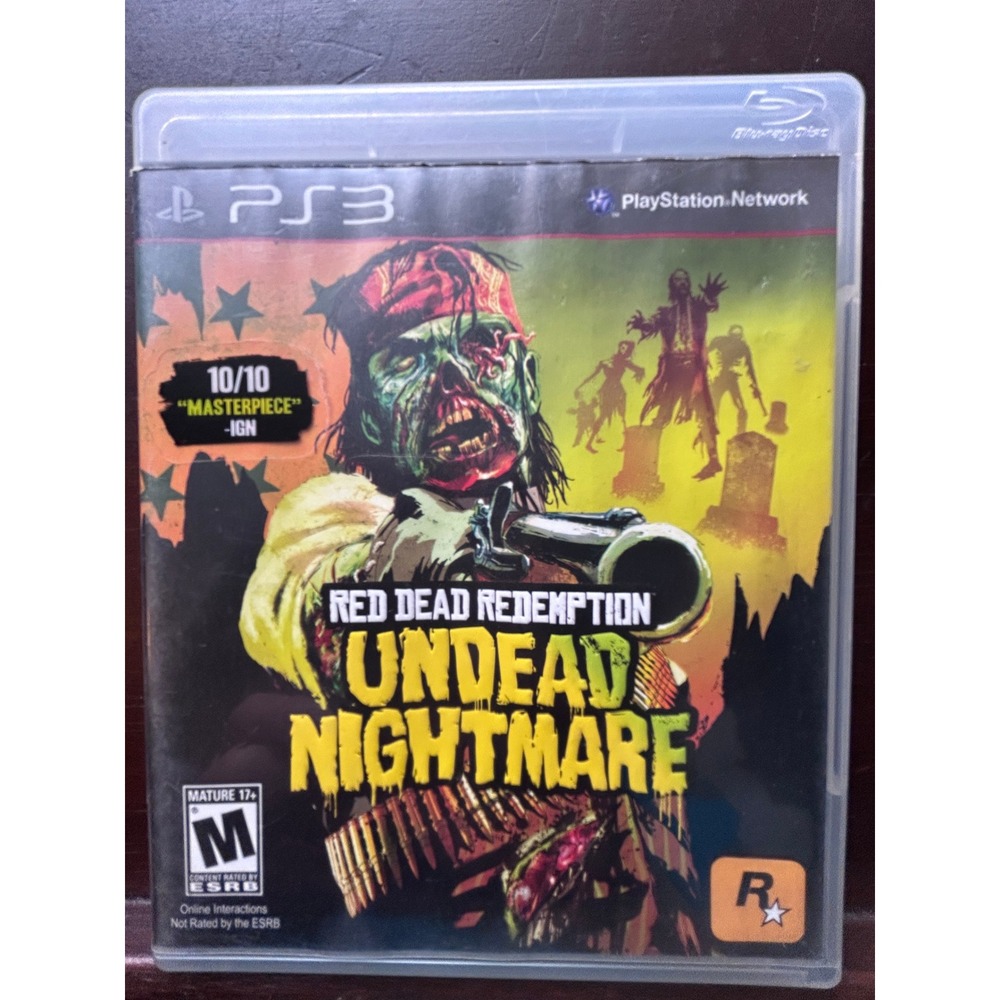 Red Dead Redemption Undead Nightmare Sony PS3 PlayStation 3 Game CIB Complete
